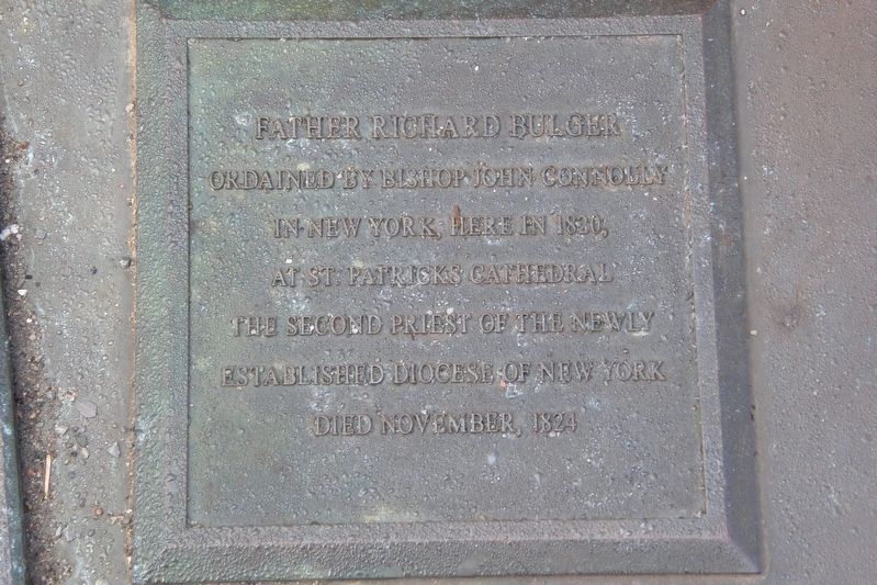 Fr. Bulger Marker. Click for full size. Fr. Bulger Marker image. Click for full size.