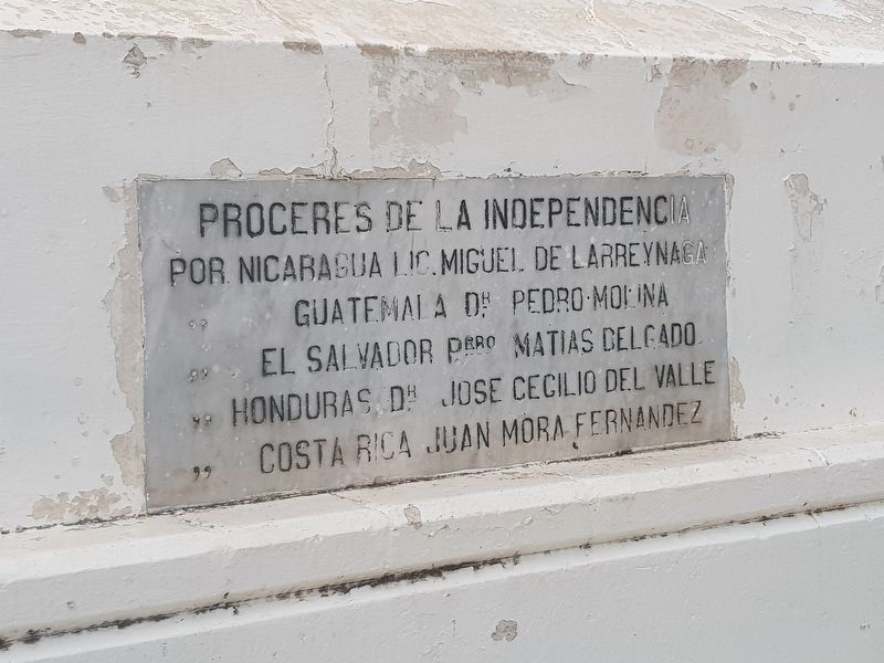 Tribute to Nicaraguan Independence Leaders Marker image. Click for full size.