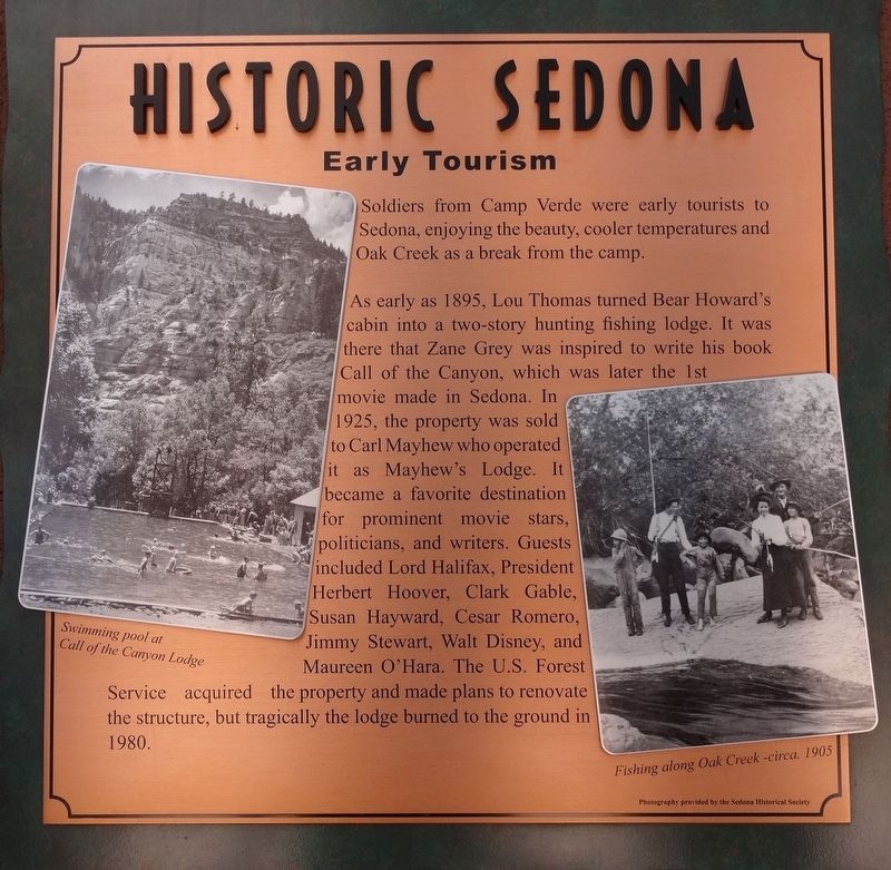 Historic Sedona Marker image. Click for full size.