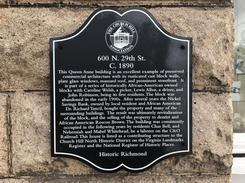 600 N. 29th St. Marker image. Click for full size.