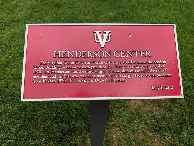 Henderson Center Marker image. Click for full size.