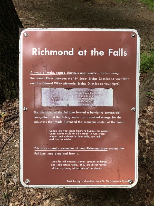 Richmond at the Falls Marker image. Click for full size.