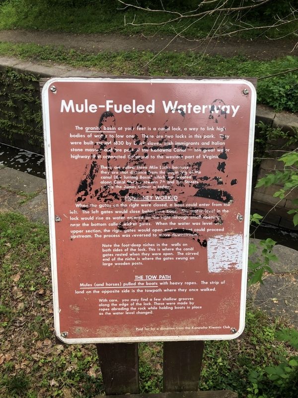 Mule-Fueled Waterway Marker image. Click for full size.