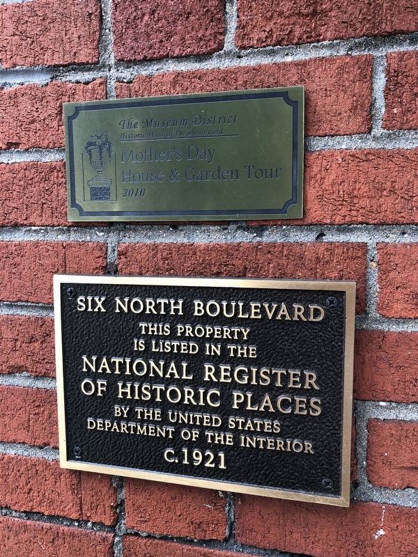 Six North Boulevard Marker image. Click for full size.