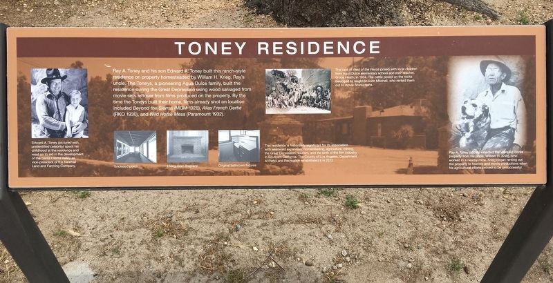 Toney Residence Marker image. Click for full size.