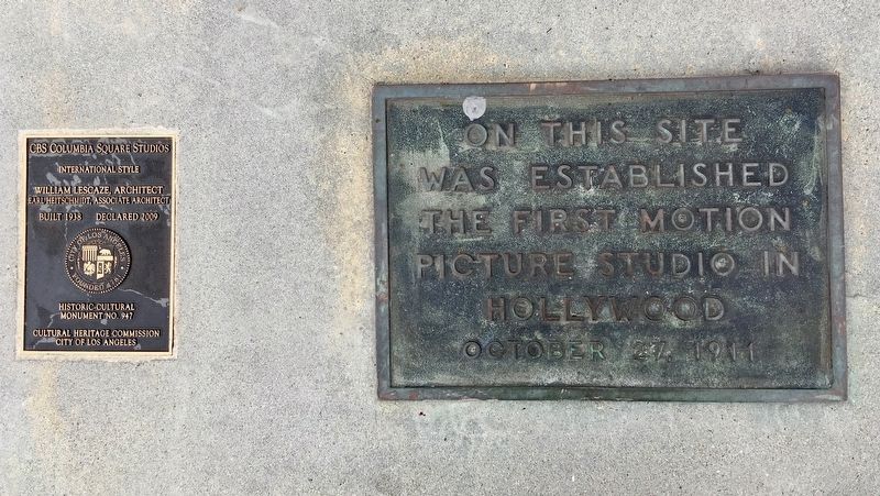 CBS Columbia Square Studios Marker. Click for full size. CBS Columbia Square Studios Marker image. Click for full size.