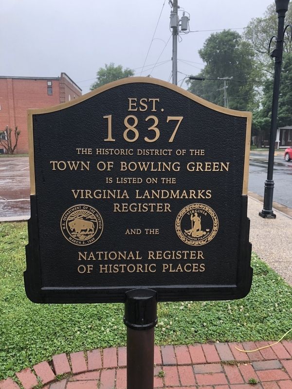 Town of Bowling Green Marker image. Click for full size.