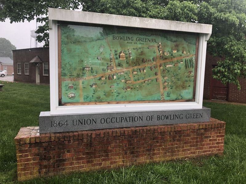 1864 Union Occupation of Bowling Green Marker image. Click for full size.
