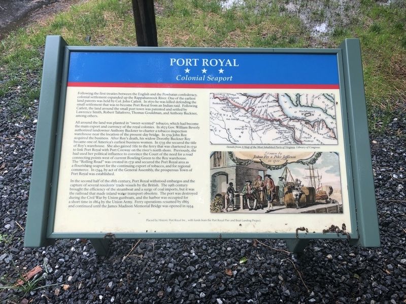 Port Royal Marker image. Click for full size.