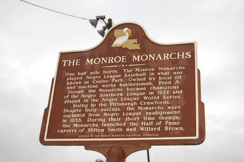 The Monroe Monarchs Marker image. Click for full size.
