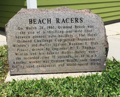 Beach Racers Marker image. Click for full size.
