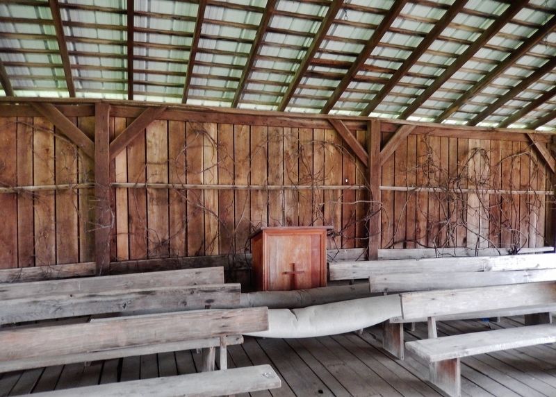 Sulphur Springs Camp Meeting Shed (<i>dais</i>) image. Click for full size.