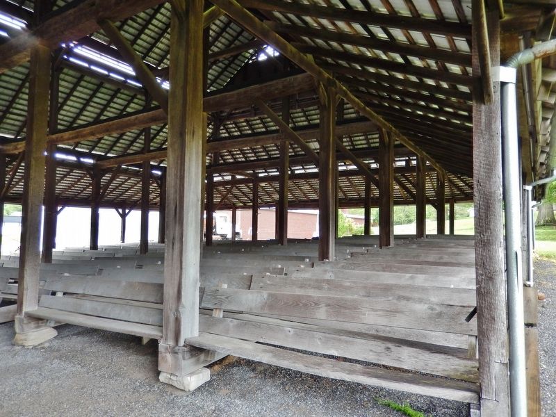 Sulphur Springs Camp Meeting Shed (<i>seating</i>) image. Click for full size.