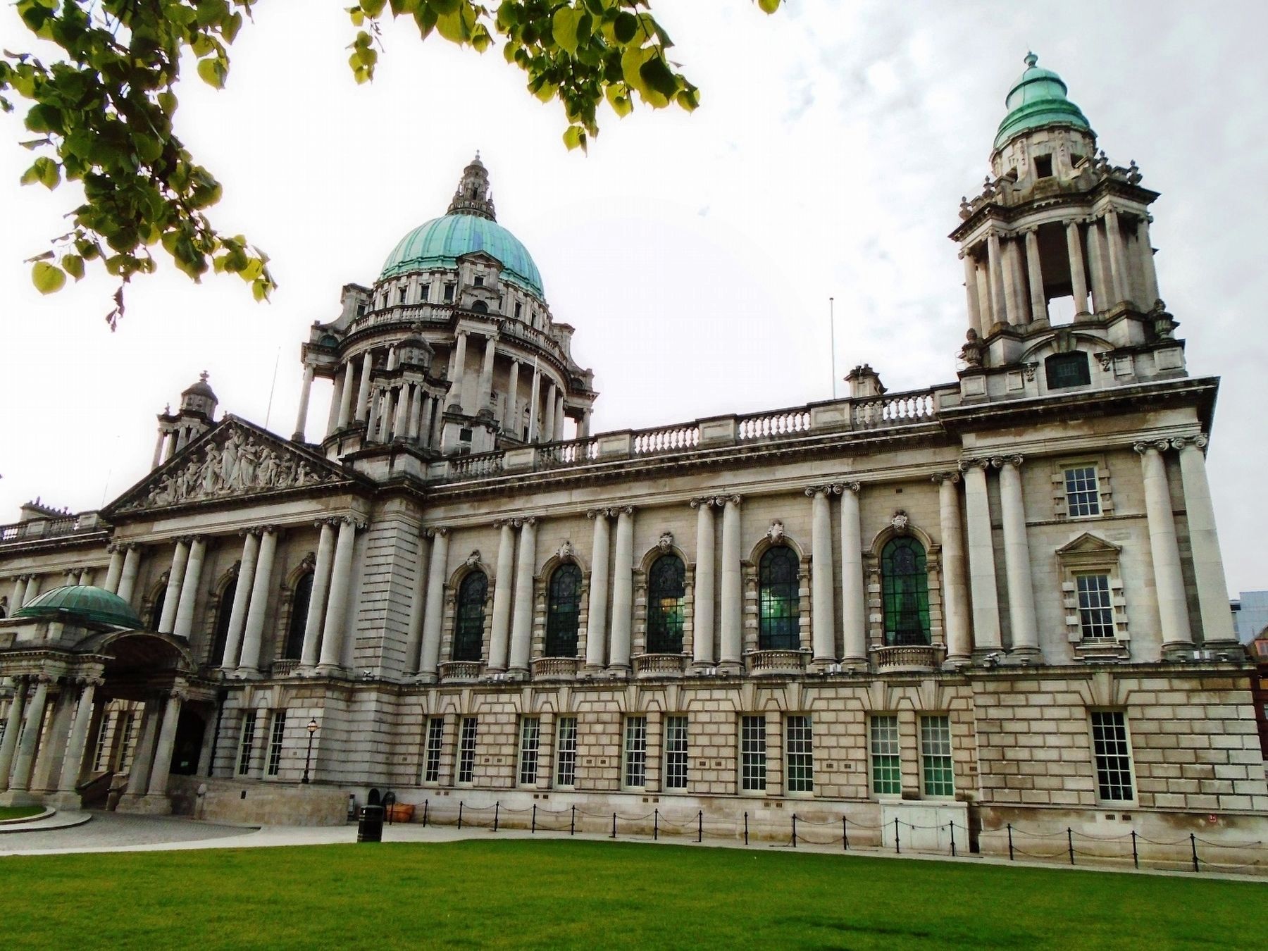 Belfast City Hall Donegall Square North (Main) Elevation image. Click for full size.