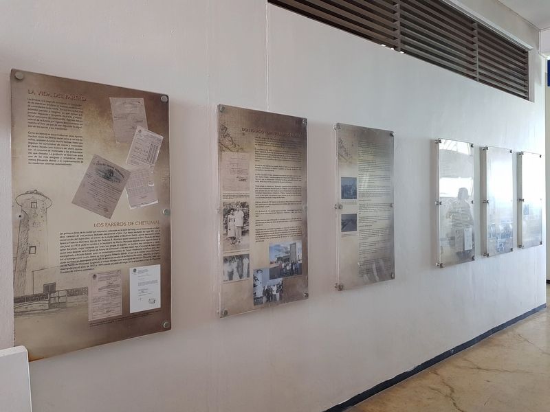 Life of the Lighthouse Keeper / Lighthouse Keepers of Chetumal Marker image. Click for full size.