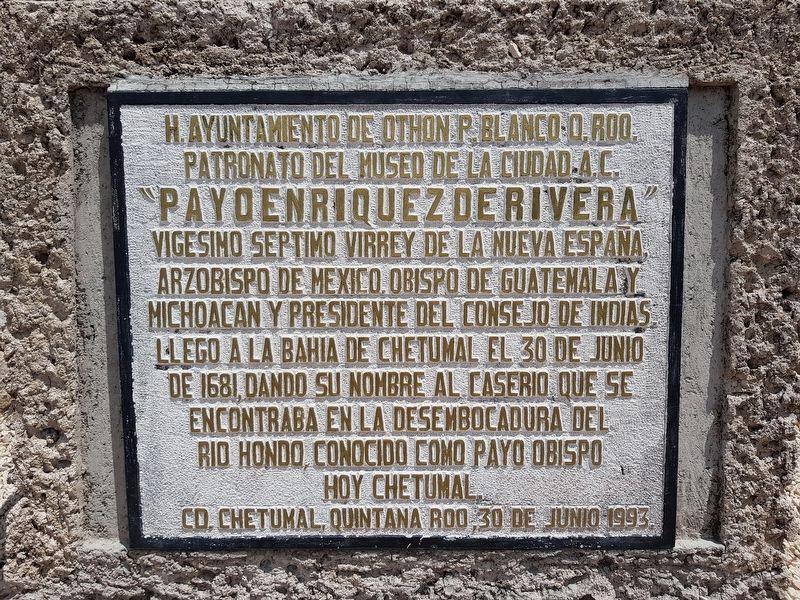 Payo Enríquez de Rivera Marker image. Click for full size.