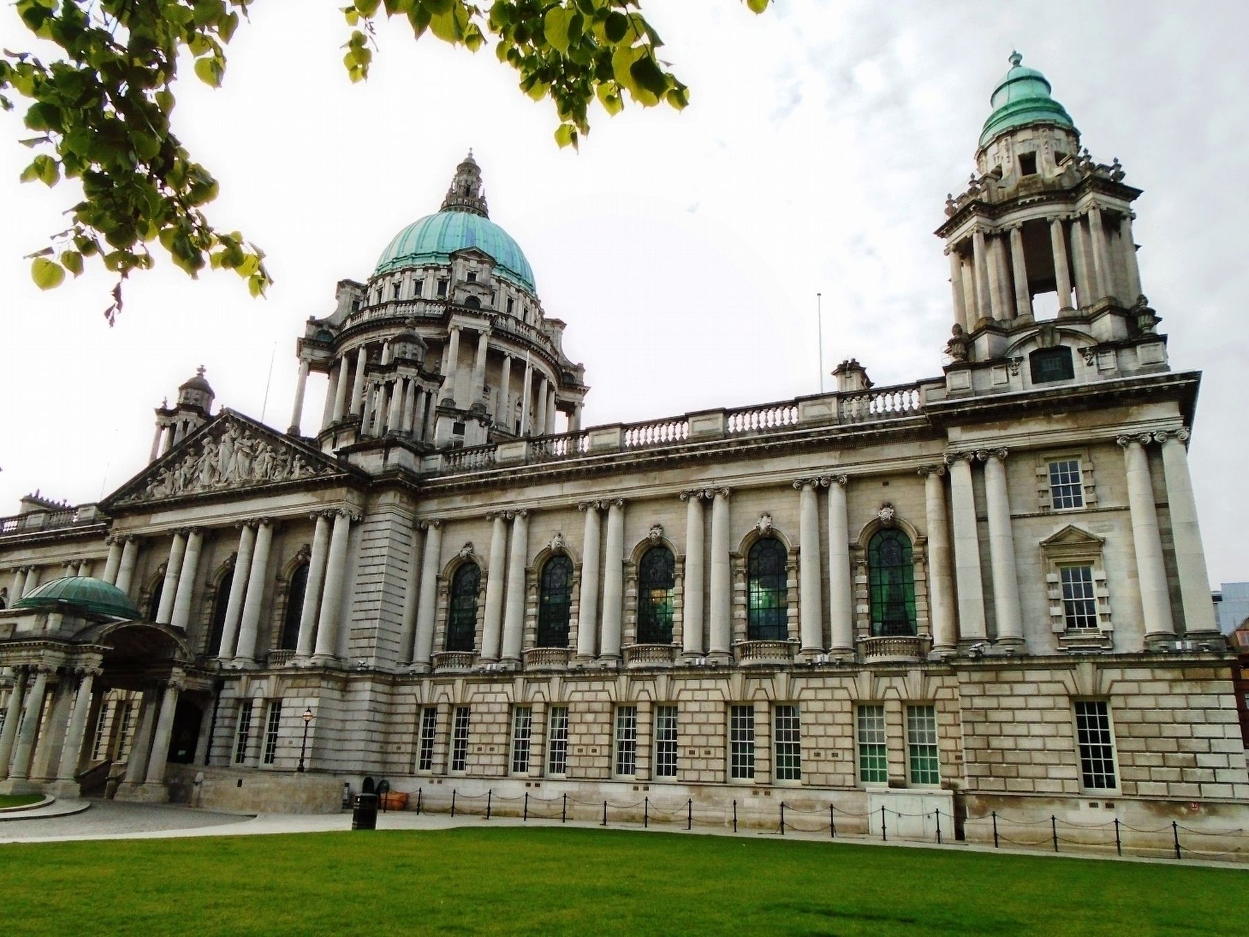 Belfast City Hall Donegall Square North (Main) Elevation image. Click for full size.