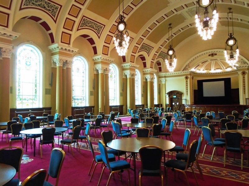 Belfast City Hall Great Hall. Click for full size. Belfast City Hall Great Hall image. Click for full size.