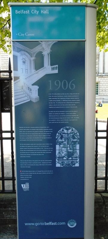 Belfast City Hall Marker image. Click for full size.