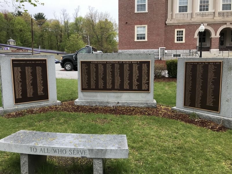 World War ll/Korean/Vietnam Memorial image. Click for full size.