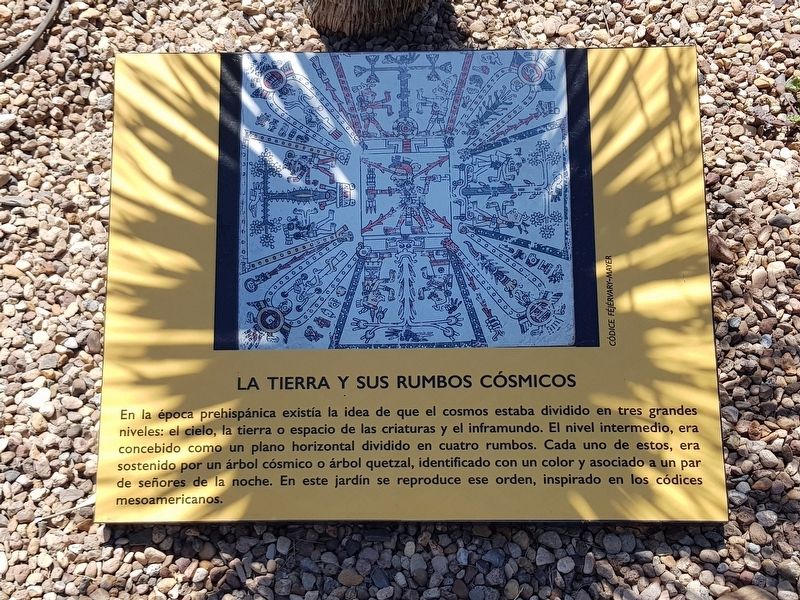 The Earth and its Cosmic Paths Marker image. Click for full size.