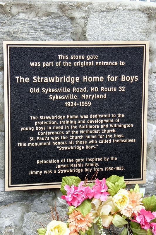 The Strawbridge Home for Boys Marker image. Click for full size.