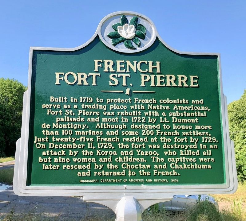 French Fort St. Pierre Marker image. Click for full size.
