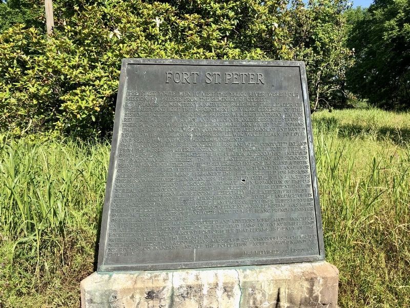 Another nearby marker about Fort St. Pierre (<i>Peter</i>). image. Click for full size.