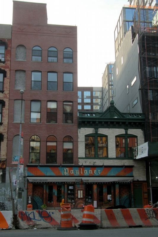 Sammy's Bowery Follies Marker site image. Click for full size.