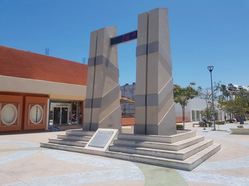 The Clock Tower and Marker. Click for full size. The Clock Tower and Marker image. Click for full size.