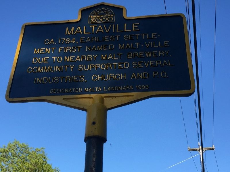 Maltaville Marker image. Click for full size.