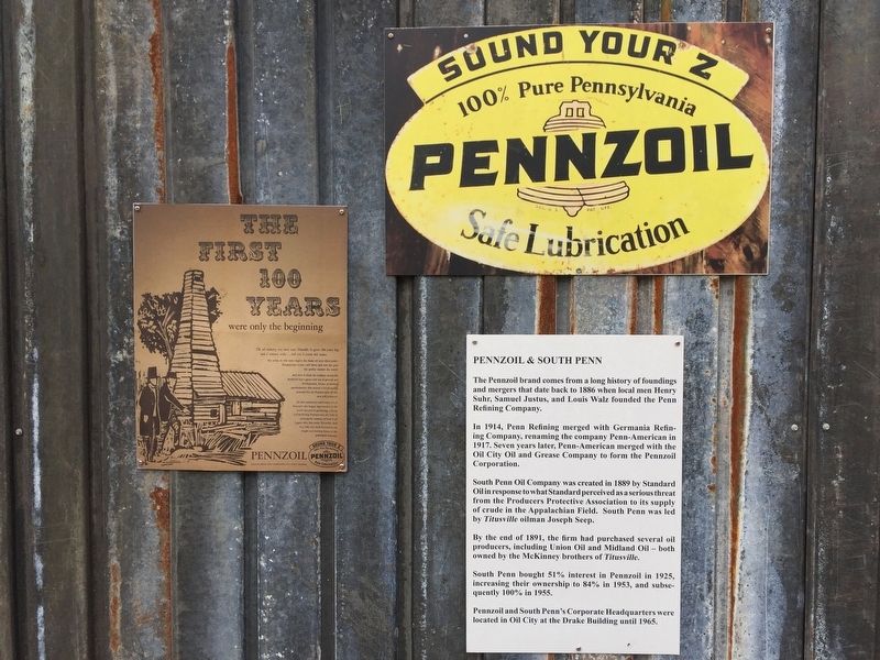 Pennzoil Marker. Click for full size. Pennzoil Marker image. Click for full size.