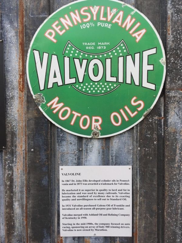 Valvoline Marker image. Click for full size.