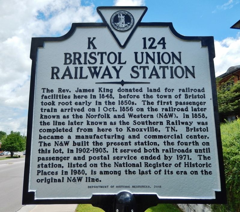 Bristol Union Railway Station Marker. Click for full size. Bristol Union Railway Station Marker image. Click for full size.