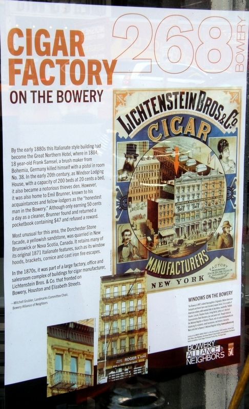 Cigar Factory Marker image. Click for full size.
