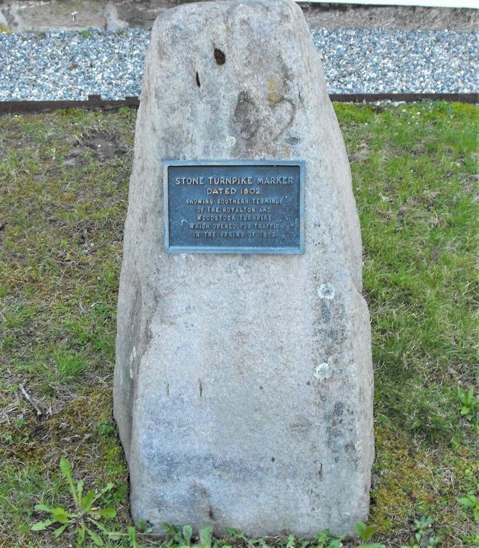 Stone Turnpike Marker Marker. Click for full size. Stone Turnpike Marker Marker image. Click for full size.