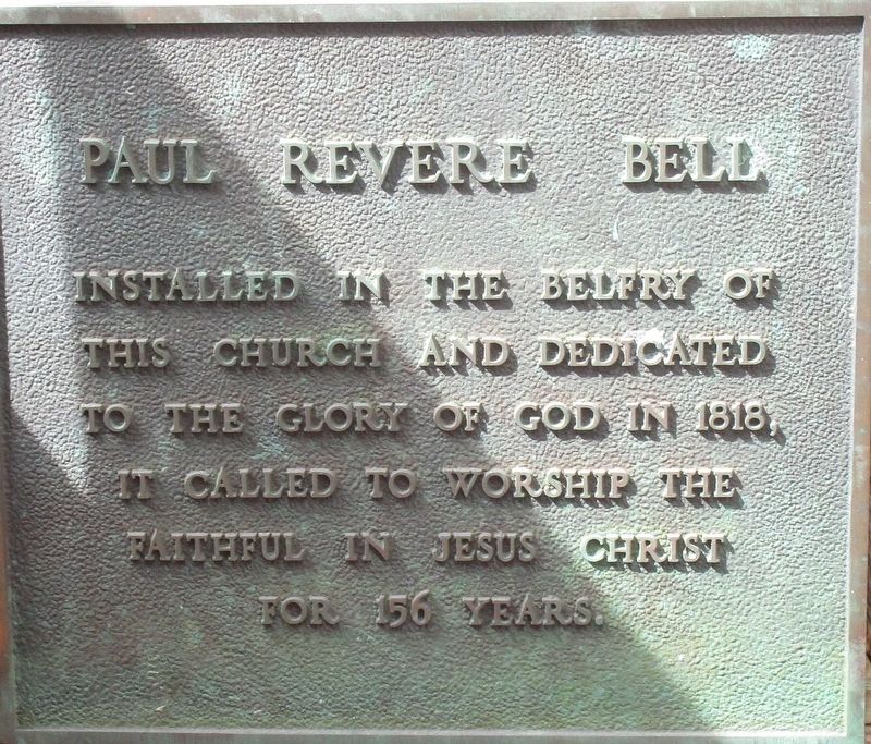 Paul Revere Bell Marker image. Click for full size.