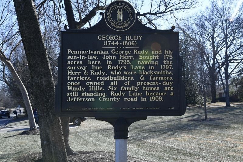 Col. Richard Taylor (1744-1829)/George Rudy (1744-1806) Marker image. Click for full size.