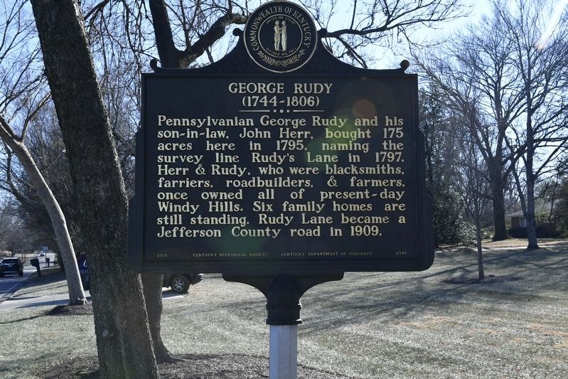 Col. Richard Taylor (1744-1829)/George Rudy (1744-1806) Marker. Click for full size. Col. Richard Taylor (1744-1829)/George Rudy (1744-1806) Marker image. Click for full size.