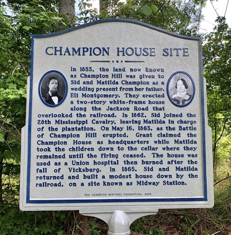 New version of the Champion House Site Marker. image. Click for full size.