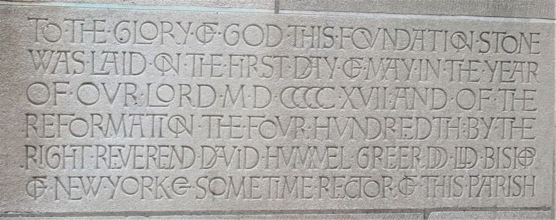 Cornerstone. Click for full size. Cornerstone image. Click for full size.