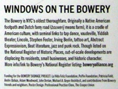 "Windows On The Bowery" image. Click for full size.
