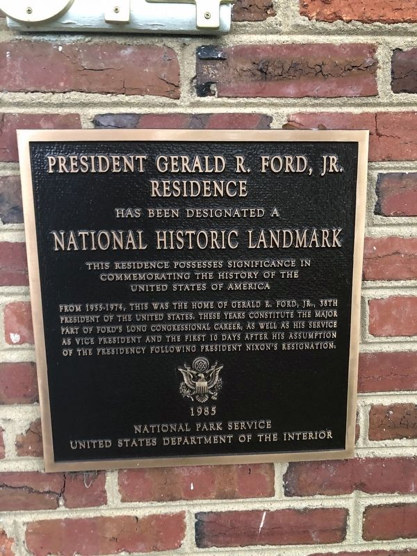 President Gerald R. Ford, Jr. Residence Marker image. Click for full size.