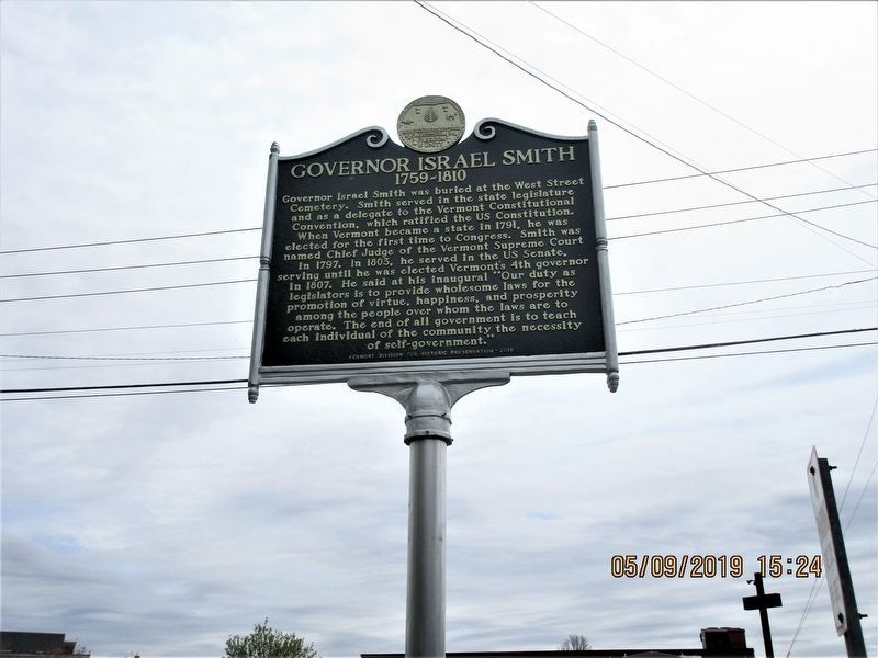 Historic West Street Cemetery Marker image. Click for full size.