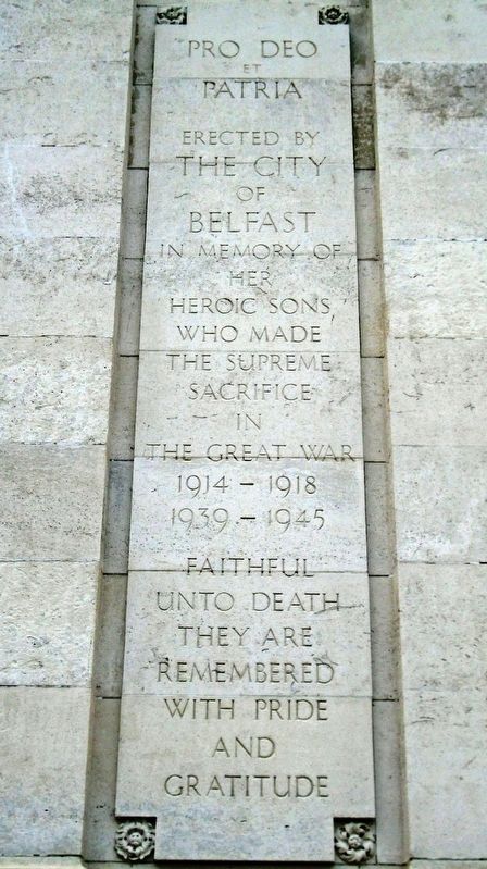 World Wars Memorial Dedication image. Click for full size.