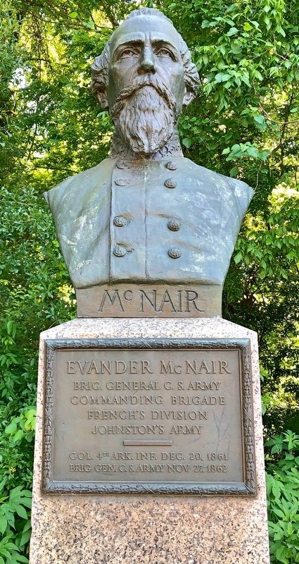 Evander McNair Statue image. Click for full size.