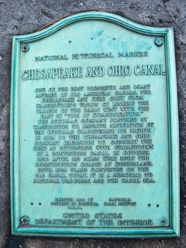Chesapeake and Ohio Canal Marker image. Click for full size.