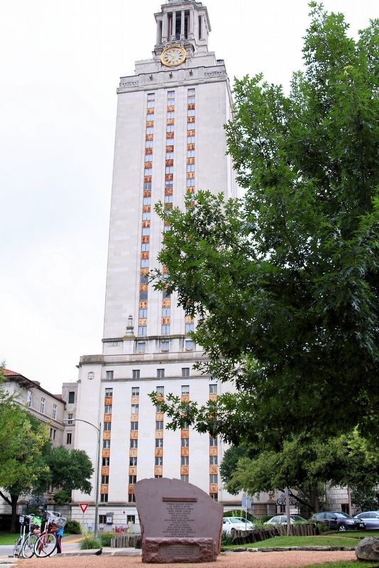 UT Tower Shooting Memorial Area. Click for full size. UT Tower Shooting Memorial Area image. Click for full size.