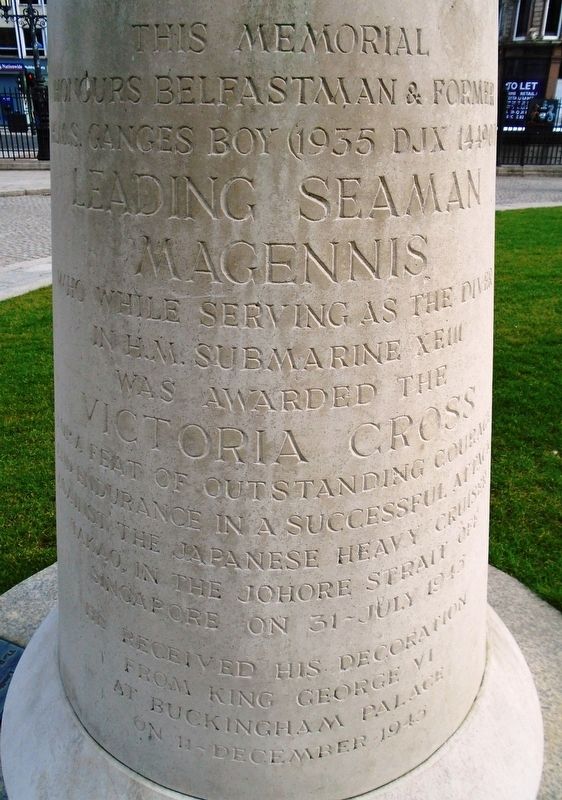 James Joseph Magennis Monument Dedication image. Click for full size.