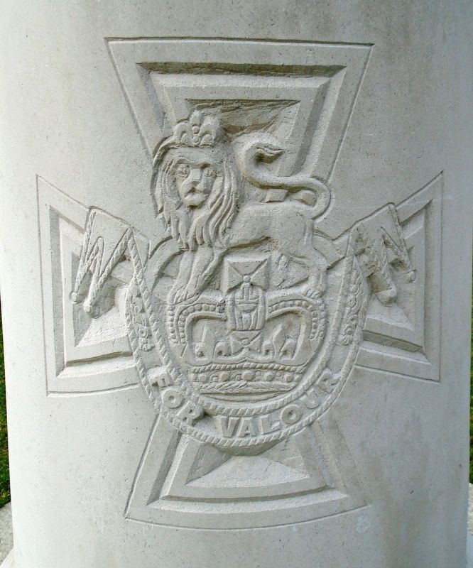 Victoria Cross Engraving on James J. Magennis Monument image. Click for full size.